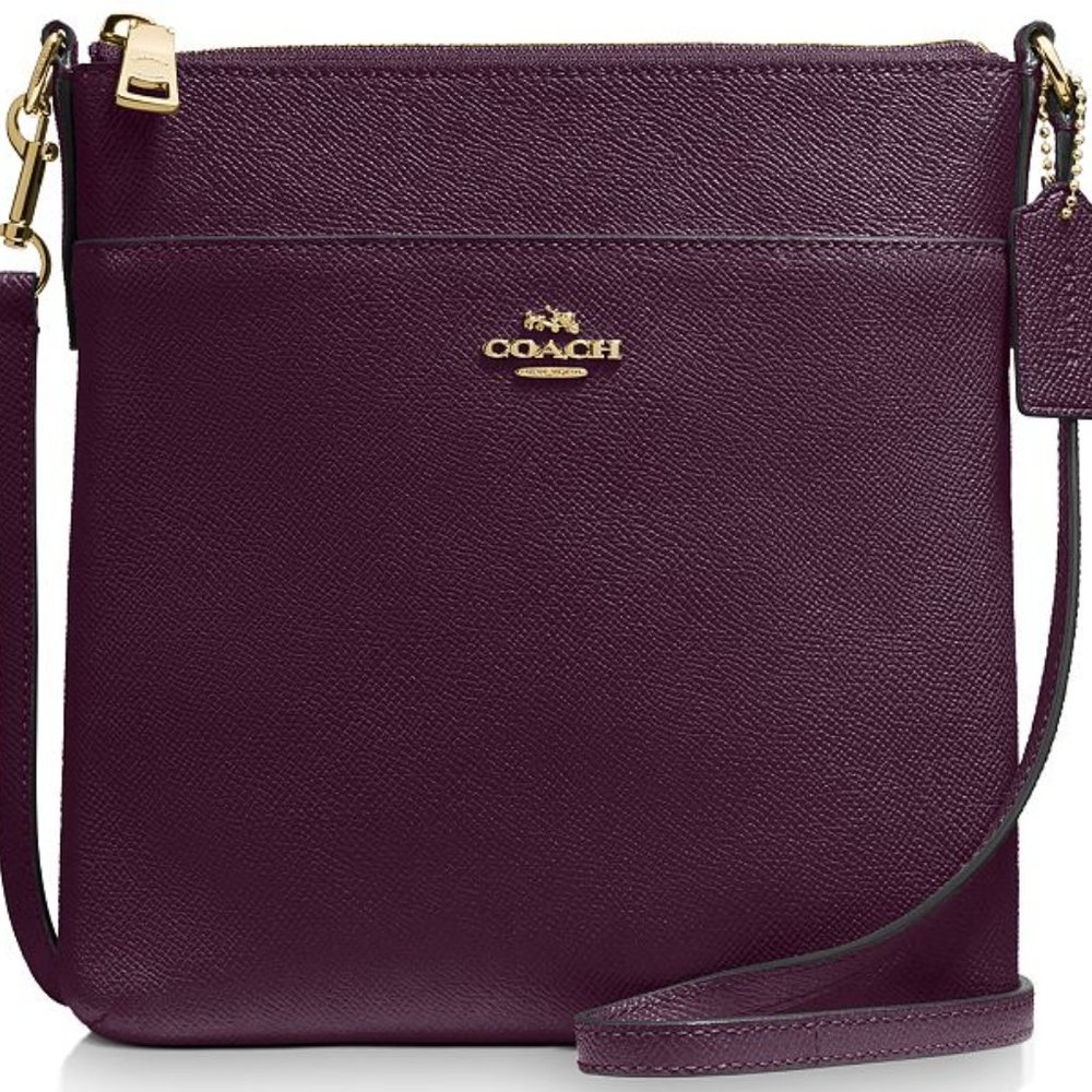 COACH, Crossbody Bag, Eggplant, Excellent condition